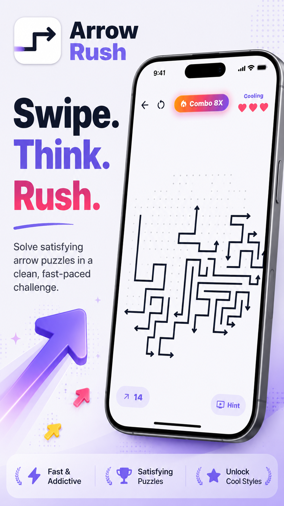 Arrow Rush puzzle gameplay