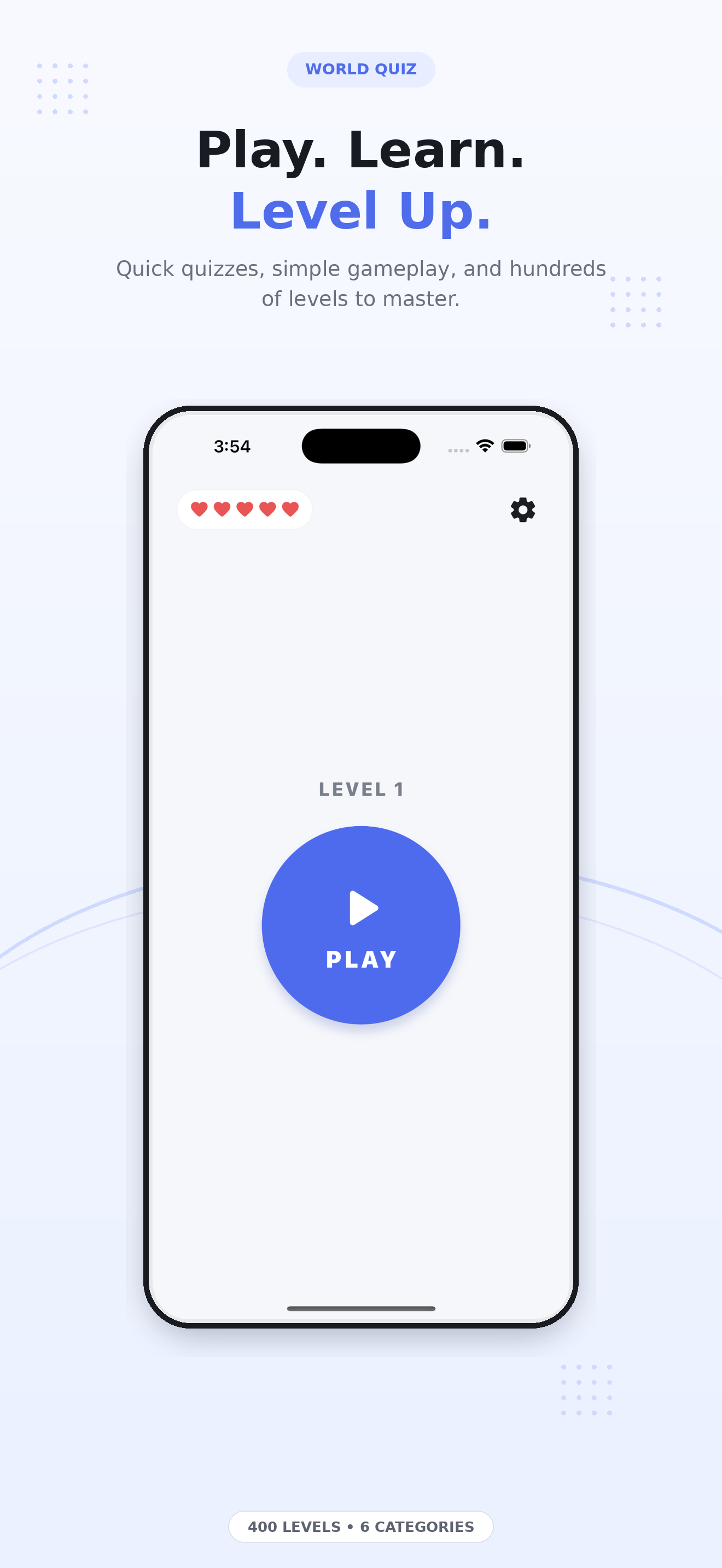 World Quiz gameplay